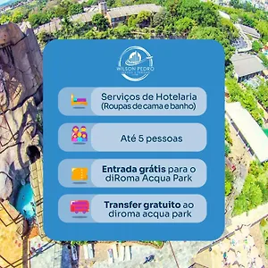 Apartamento Piazza Diroma - Acqua Park E Splash, Caldas Novas